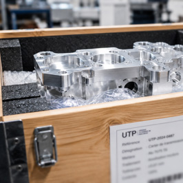 Livraison prototype usiné chez Usinage technique de précision en Isère